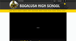 Desktop Screenshot of bogalusahigh.com